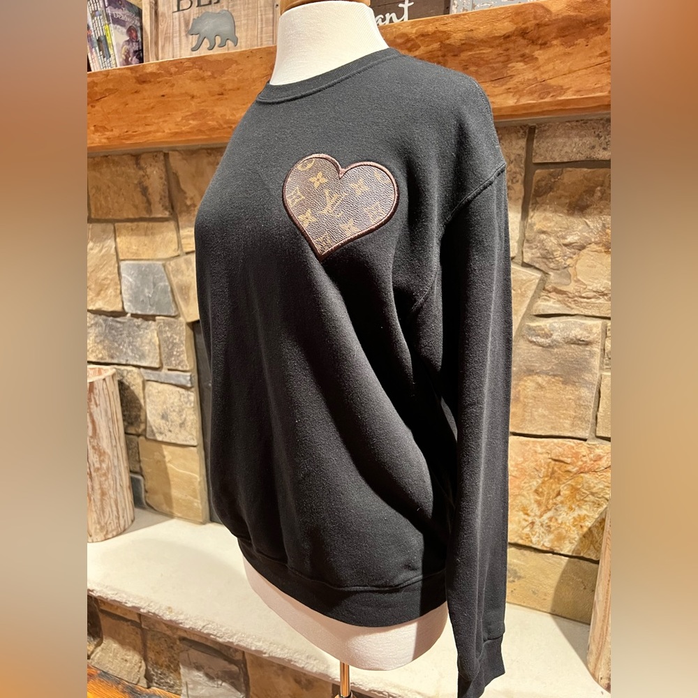 Upcycled Loius Vuitton Sweatshirt